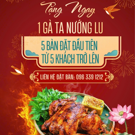 🔥 THỨ 5 RỰC RỠ - TẶNG NGAY GÀ TA NƯỚNG LU MIỄN PHÍ! 🔥