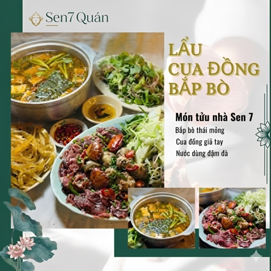 LẨU CUA ĐỒNG BẮP BÒ 