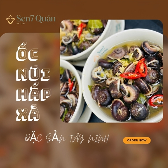 ỐC NÚI HẤP SẢ