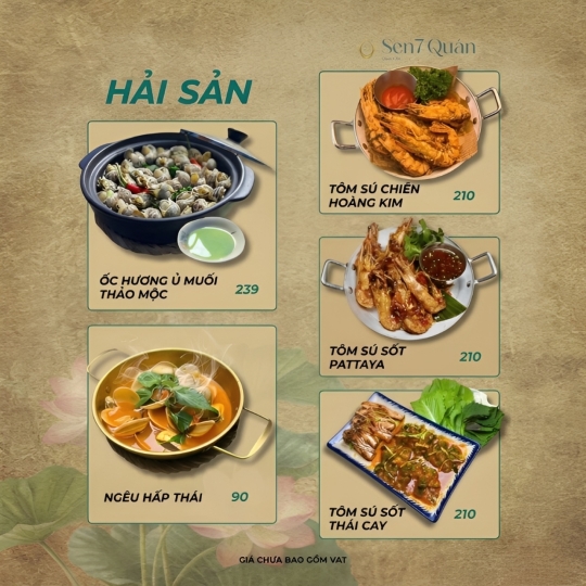 HẢI SẢN SEN 7 QUÁN