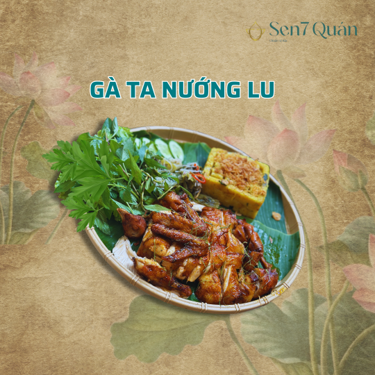 GÀ TA NƯỚNG LU