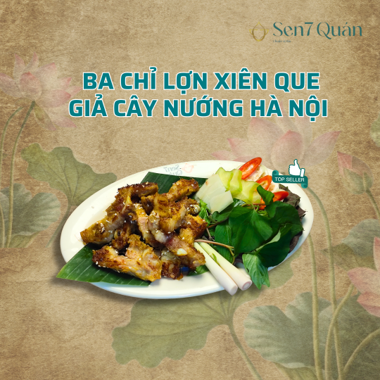  BA CHỈ LỢN XIÊN QUE GIẢ CÂY NƯỚNG HÀ NỘI