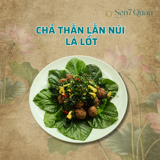  CHẢ THẰN LẰN NÚI LÁ LỐT
