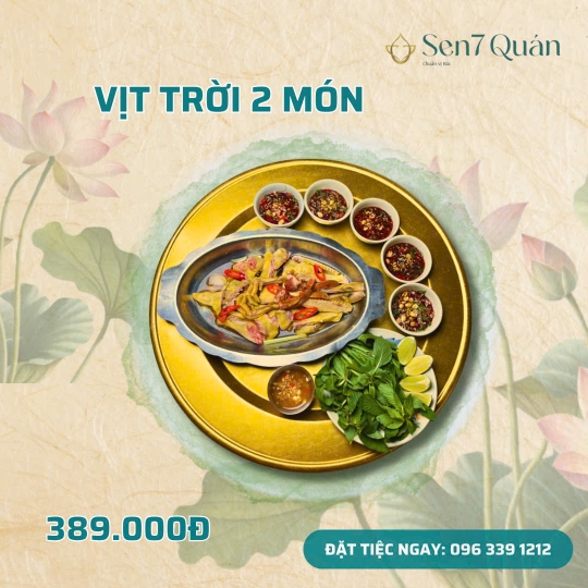 VỊT TRỜI 2 MÓN