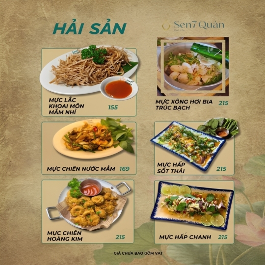 HẢI SẢN SEN 7 QUÁN