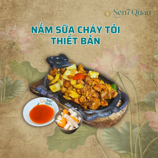 NẦM SỮA CHÁY TỎI THIẾT BẢN