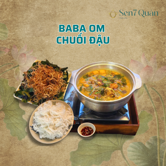 BABA OM CHUỐI ĐẬU